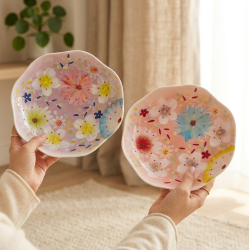 Floral Porcelain Plate
